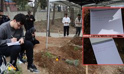 Kahramanmaraş'ta ölen çocukların mezarına notlar yağdı!