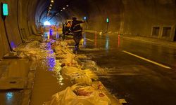 Kahramanmaraş’ta sağanak yağış nedeniyle Aşık Mahzuni Şerif Tüneli ulaşıma kapatıldı