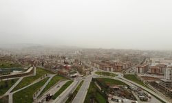 Kahramanmaraş'ta toz taşınımı havadan görüntülendi