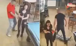 Karısını t*ciz eden adamı tek yumrukla yere serdi!