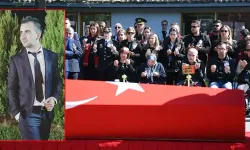 Kazada şehit olan polis memuru için tören düzenlendi