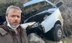 Konya'da otomobil şarampole uçtu 1 ölü 1 yaralı