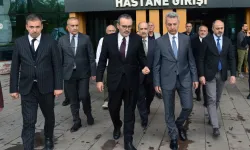 Mahir Ünal'dan yaralı öğrencilere KSÜ'de ziyaret!