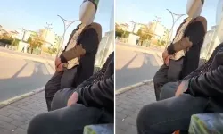 Otobüs durağındaki sapığın görüntüleri tartışma yarattı