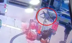 Otomobilin altında kalan çocuğun 10 metre sürüklendiği kaza kamerada