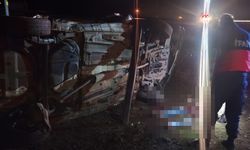 Şarampole devrilen otomobilin sürücüsü öldü