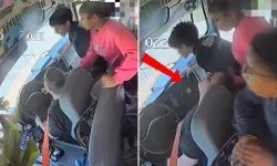 Seyir halindeki otobüsün şoförü bayıldı