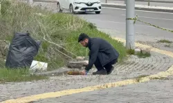 Sivas'ta yol kenarında havan topu mermisi bulundu