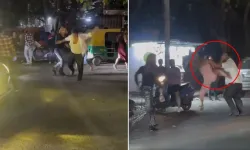 Tacize uğrayan 3 kadın sapığı evire çevire dövdü