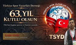 TSYD 63 yaşında: Kahramanmaraş'tan İlker Yiyen kutladı