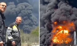 Ukrayna’nın İHA ile vurduğu Petrol tesisi kontrol altına alınamıyor!