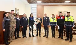 Vali Mükerrem Ünlüer emniyet teşkilatını misafir etti!