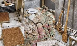 Mide bulandıran skandal: Kötü koku kaçak lokum imalathanesini ele verdi