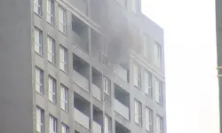 35 katlı binada korkutan yangın