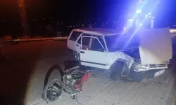 Otomobil ile motosiklet çarpıştı: Bir kişi hayatını kaybetti