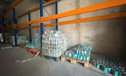 4,5 milyon TL'lik tarihi geçmiş ürünlere yeni tarih basılan depoya baskın