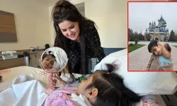 8 yaşındaki Fatma'nın boynundan 3 kiloluk kitle çıkarıldı