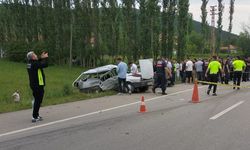 Amasya’da kazada dede ve torunu aynı otomobilde can verdi!