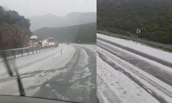 Antalya'da Mayıs ayında kar ve dolu şoku