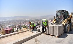 Ballıca Mahallesi kilit parke ve merdivenleri tamamlandı