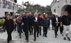 Başkan Görgel kentsel tasarım alanlarını inceledi