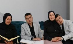 Braille alfabesini öğrendi görme engelli oğlunu hafız yaptı!