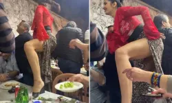 Düğünde Eğlence Zirveye Çıktı! Masaların Üzerinde Oyun Oynadılar