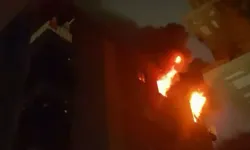 Evde elektrik kablosundan çıkan yangın korkuttu