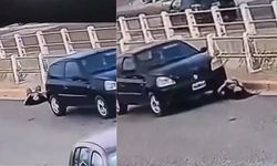 Genç Kadın Kendi Aracının Altında Kaldı
