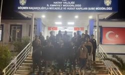 Hatay'da 19 göçmen yakalandı! 350 bin TL para cezası