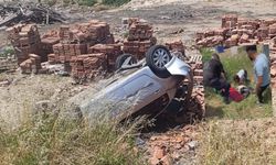 Hatay'da feci kaza motosiklete çarpan otomobil takla attı! 1 ölü 1 ağır yaralı
