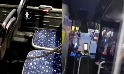 İnşaat demiri otobüsün altını delerek içeri girdi; yolcu yaralandı