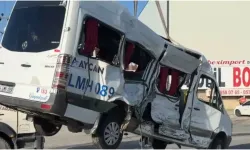 İşçileri Taşıyan Servis Devrildi! 8 Yaralı