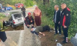 Kahramanmaraş Andırın yolunda feci kaza! 1 kişi ağır yaralı