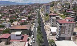 Kahramanmaraş Doğukent yolunda yoğun asfalt mesaisi!