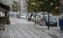 Kahramanmaraş Merkezde Sağanak, Yüksek Kesimlerde Dolu Etkili Oldu