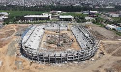 Kahramanmaraş Stadyumunda İnşaatın Yüzde 43’ü Tamamlandı