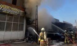 Kahramanmaraş Yeni Sanayi'de iş yeri yangını