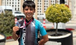 Kahramanmaraşlı genç pedal Türkiye ikincisi