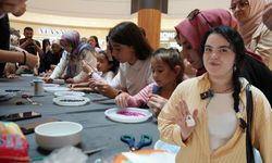 Kahramanmaraş’ta anne çocuk el ele! Kendi charm’ını yaptılar