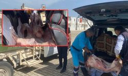 Kahramanmaraş’ta Araçta Uygunsuz Et Taşırken Yakalandı
