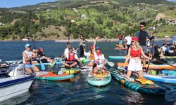Kahramanmaraş’ta Gençler 19 Mayıs’ı Su Üzerinde Kutladı