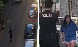 Kılıçla Sokağa Çıkan Genç Kız Kendine Zarar Verdi