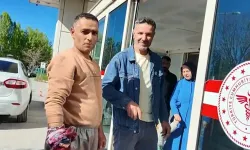 Kurban keserken bıçakla kendini yaraladı