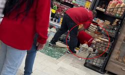 Marketi Fare Bastı: Ortalık Bir Anda Karıştı