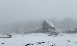 Mayıs ayının başında 4 ile lapa lapa kar yağıyor
