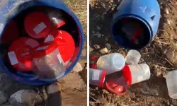 Mezarlıktaki plastik varilde 21 insan cenini bulundu