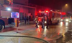 Mobilya fabrikasında korkutan yangın