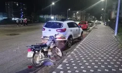 Motosiklet park halindeki cipe çarptı: 1 ölü, 1 yaralı