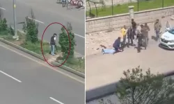 Okul yanında korku dolu anlar: Peş peşe tetiğe bastı, ortalık karıştı